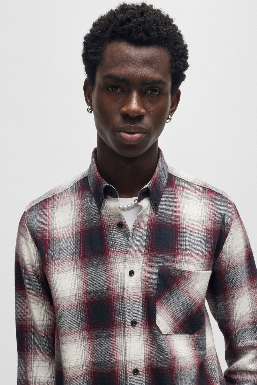 Chemise à manches longues - rouge - HUGO