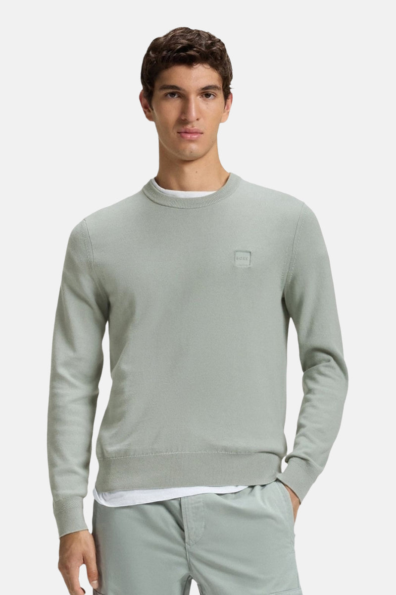 Pull à col rond - vert