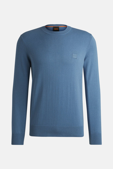 Pull col O Bleu - HUGO BOSS ORANGE