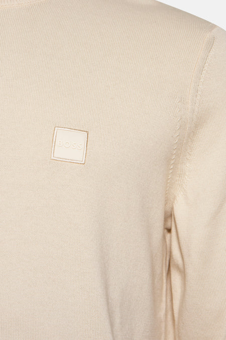 Pull à col rond - écru