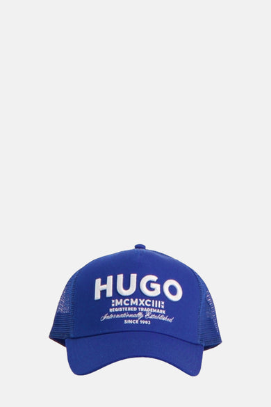 Blauwe HUGO pet.
