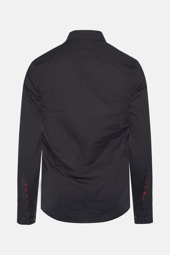 Chemise à manches longues - noir