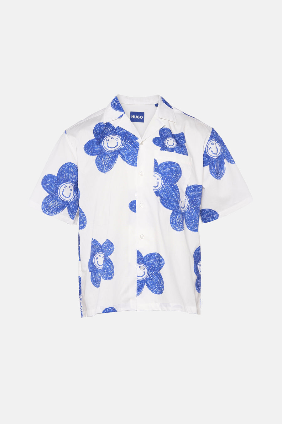 Chemise à manches courtes - bleu