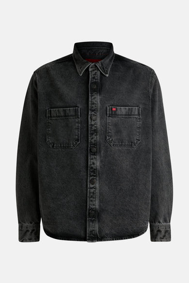 Chemise en jean Dark grey denim - HUGO