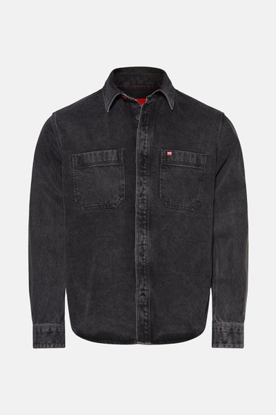 Chemise en jean Dark grey denim - HUGO