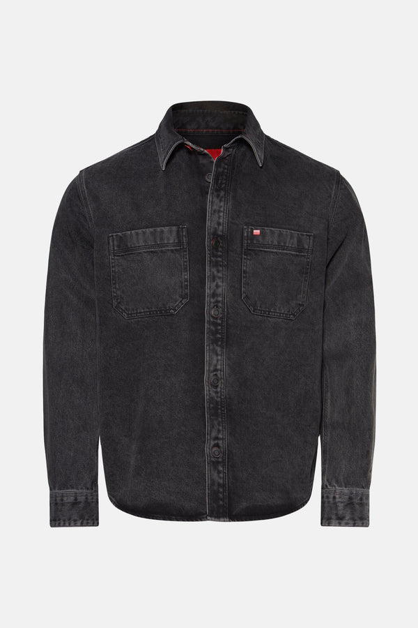 Chemise en jean Dark grey denim - HUGO