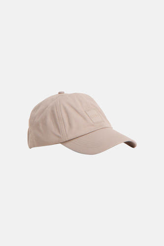 Casquette grise HUGO BOSS ORANGE, avec détail de logo subtil sur le côté, de couleur unie.