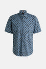 Chemise à manches courtes - bleu
