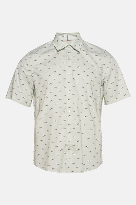 Chemise (manches courtes) Bleu - HUGO BOSS ORANGE