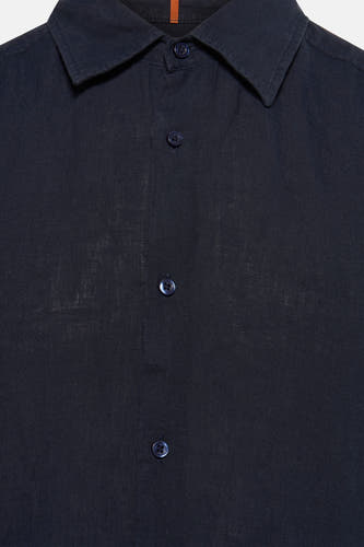Chemise à manches courtes - Bleu foncé