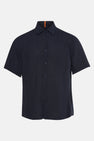Chemise à manches courtes - Bleu foncé