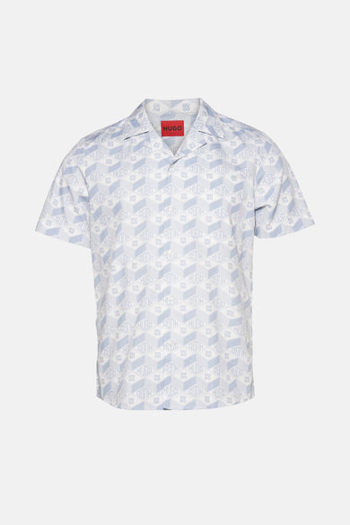 Chemise à manches courtes - bleu