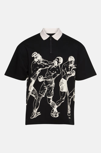 Polo à manches courtes - noir - HUGO