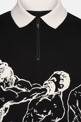 Polo à manches courtes - noir - HUGO