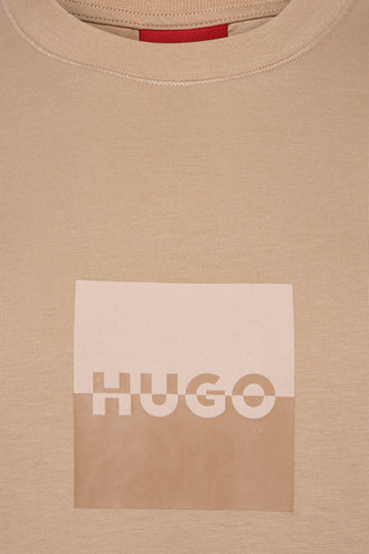 T-shirt à manches courtes - beige - HUGO