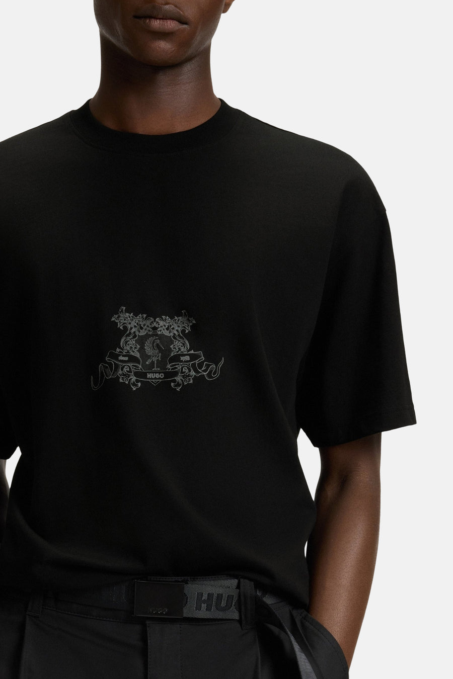 T-shirt à manches courtes - noir - HUGO