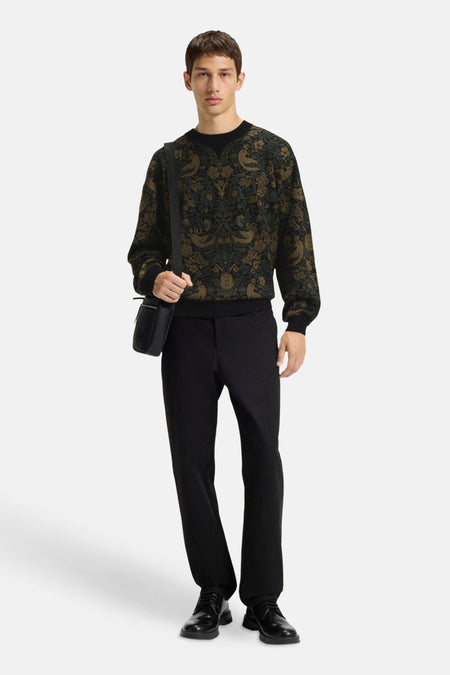 Pull à col rond - Vert