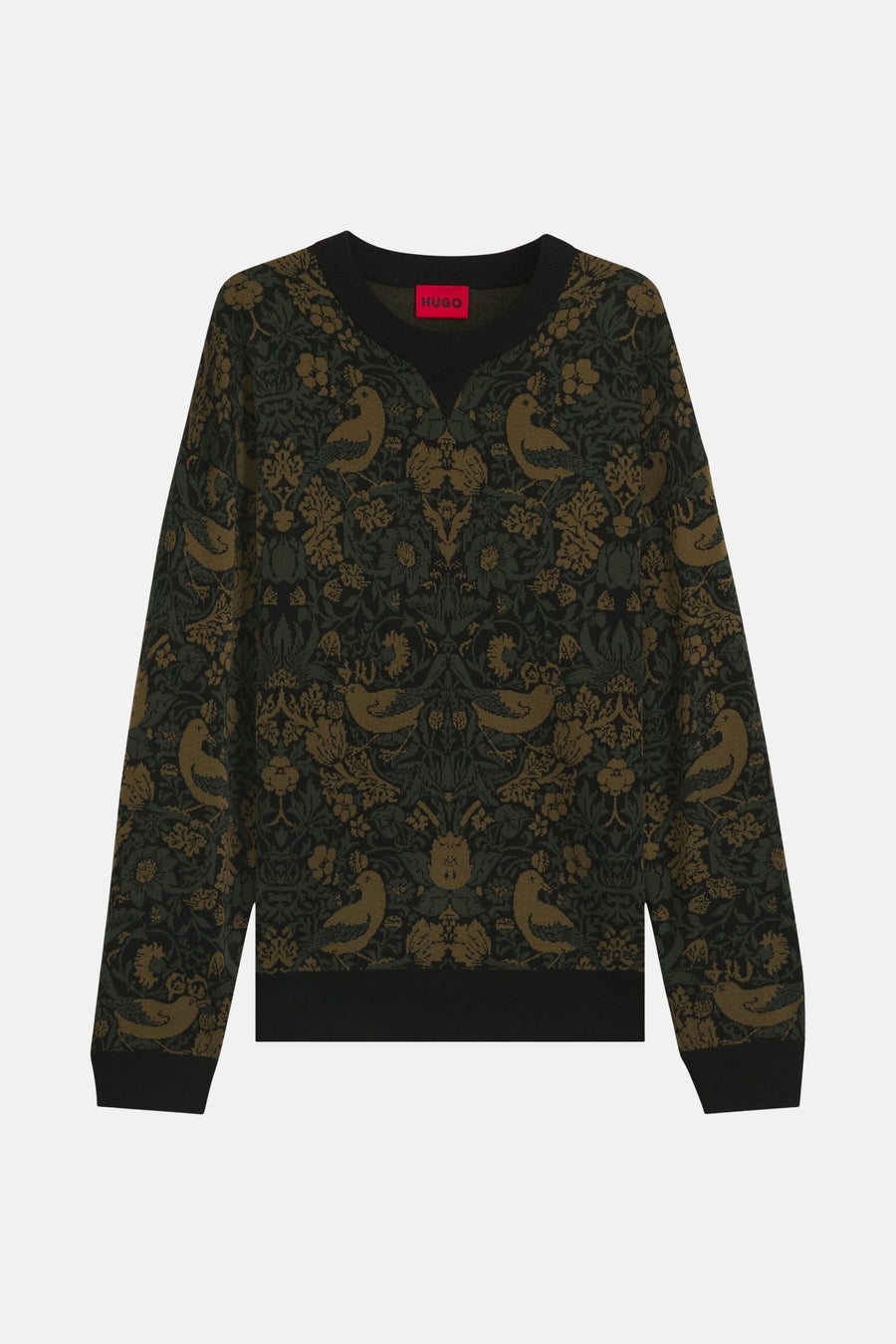 Pull à col rond - Vert - HUGO