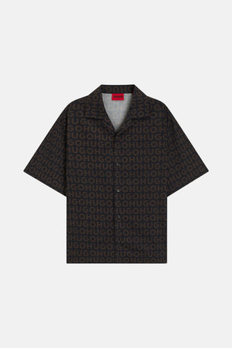 Chemise à manches courtes - brun - HUGO