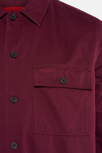 Chemise à manches longues - Bordeaux - HUGO