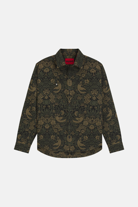 Chemise (manches longues) Vert - HUGO