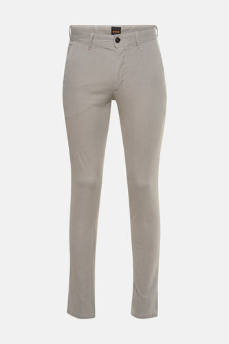 Ecru chino de HUGO BOSS ORANGE, avec une subtile texture et une coupe classique.
