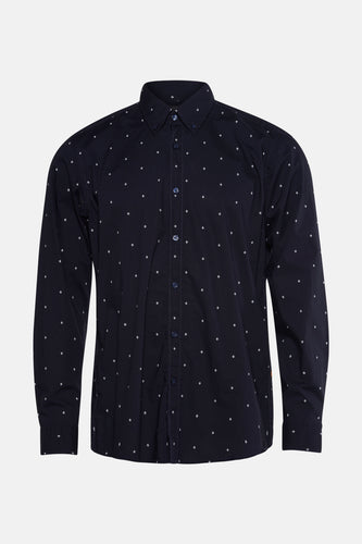 Chemise à manches longues - bleu
