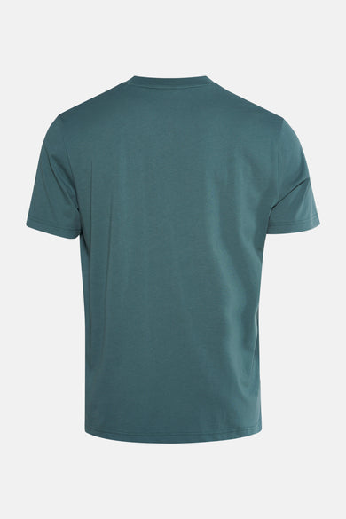 T-shirt vert de mantes courtes man HUGUG BOSS ORANGE, orange dos, design simple.