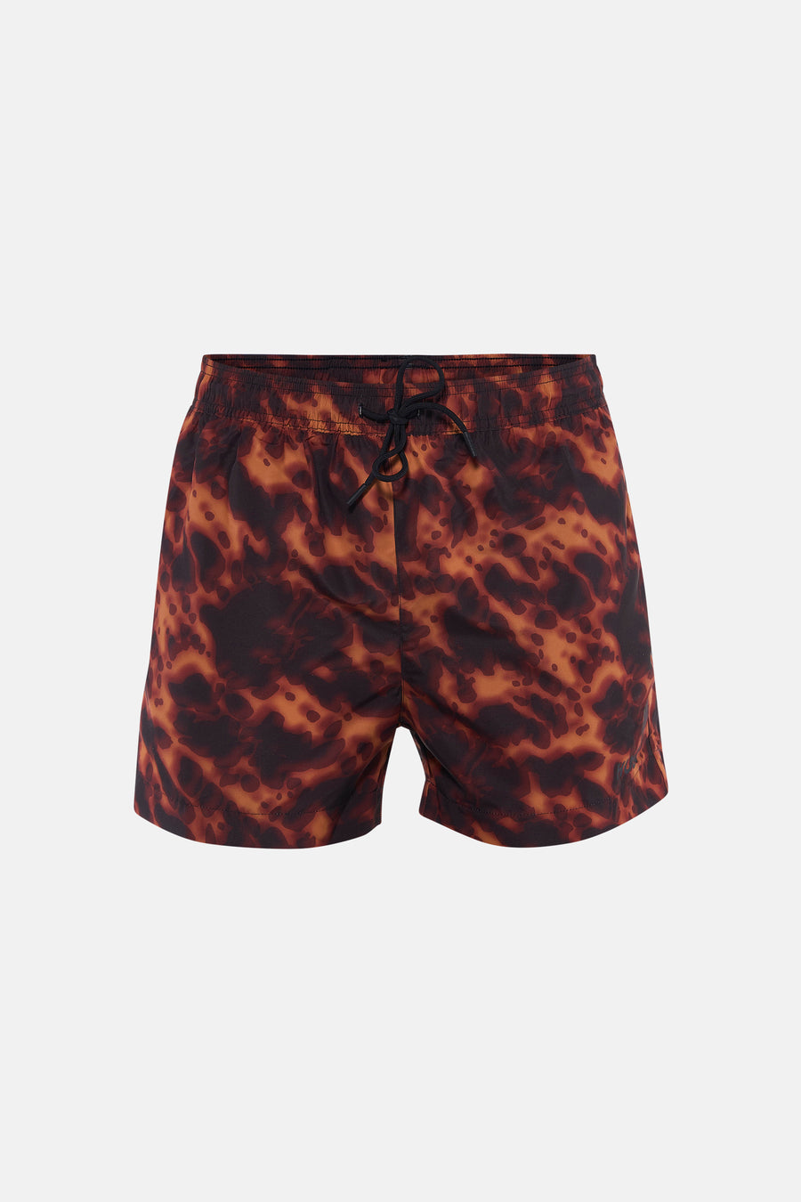 Short de bain multicolore HUGO avec motif tortue, taille élastique et une poche arrière.