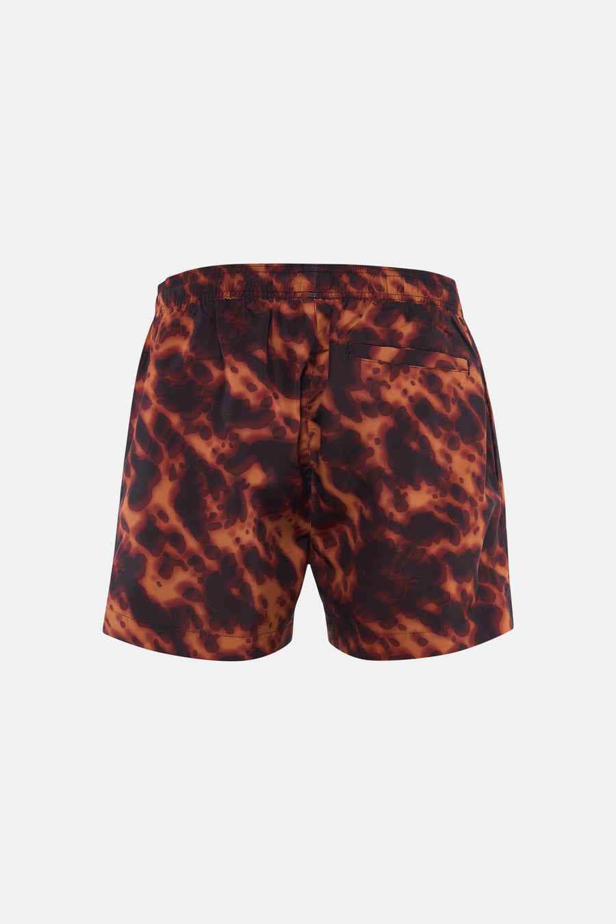 Short de bain multicolore HUGO avec imprimé tortue, dos avec taille élastique et poche arrière.