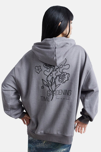 Sweat à capuche - gris