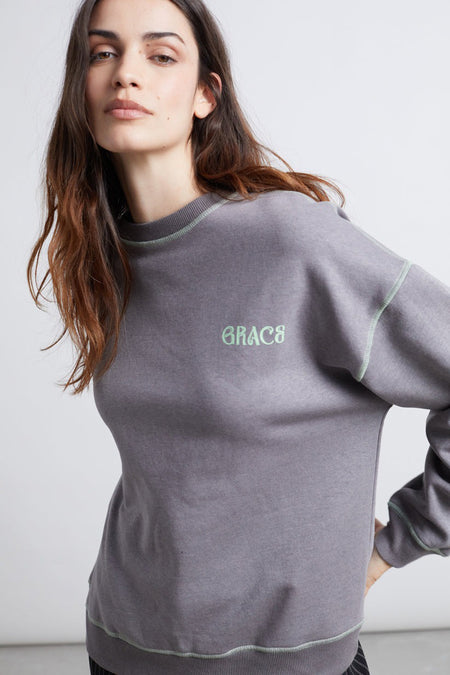 Sweat col O Gris - 24 colours GmbH