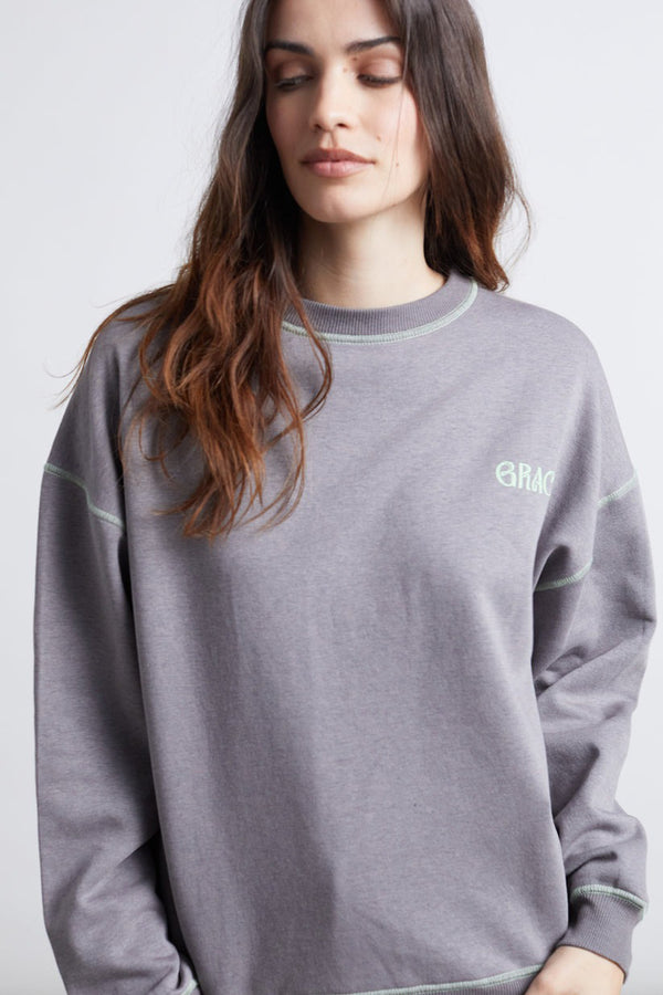 Sweat col O Gris - 24 colours GmbH