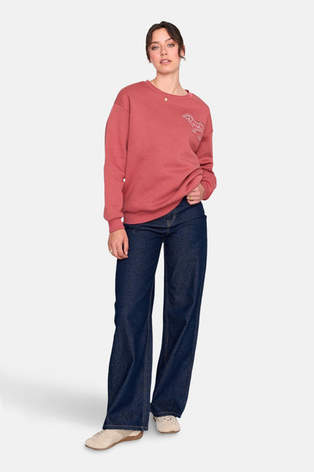 Sweat col O rouge - 24 colours GmbH
