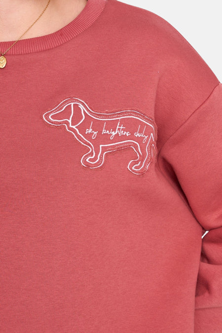 Sweat col O rouge - 24 colours GmbH