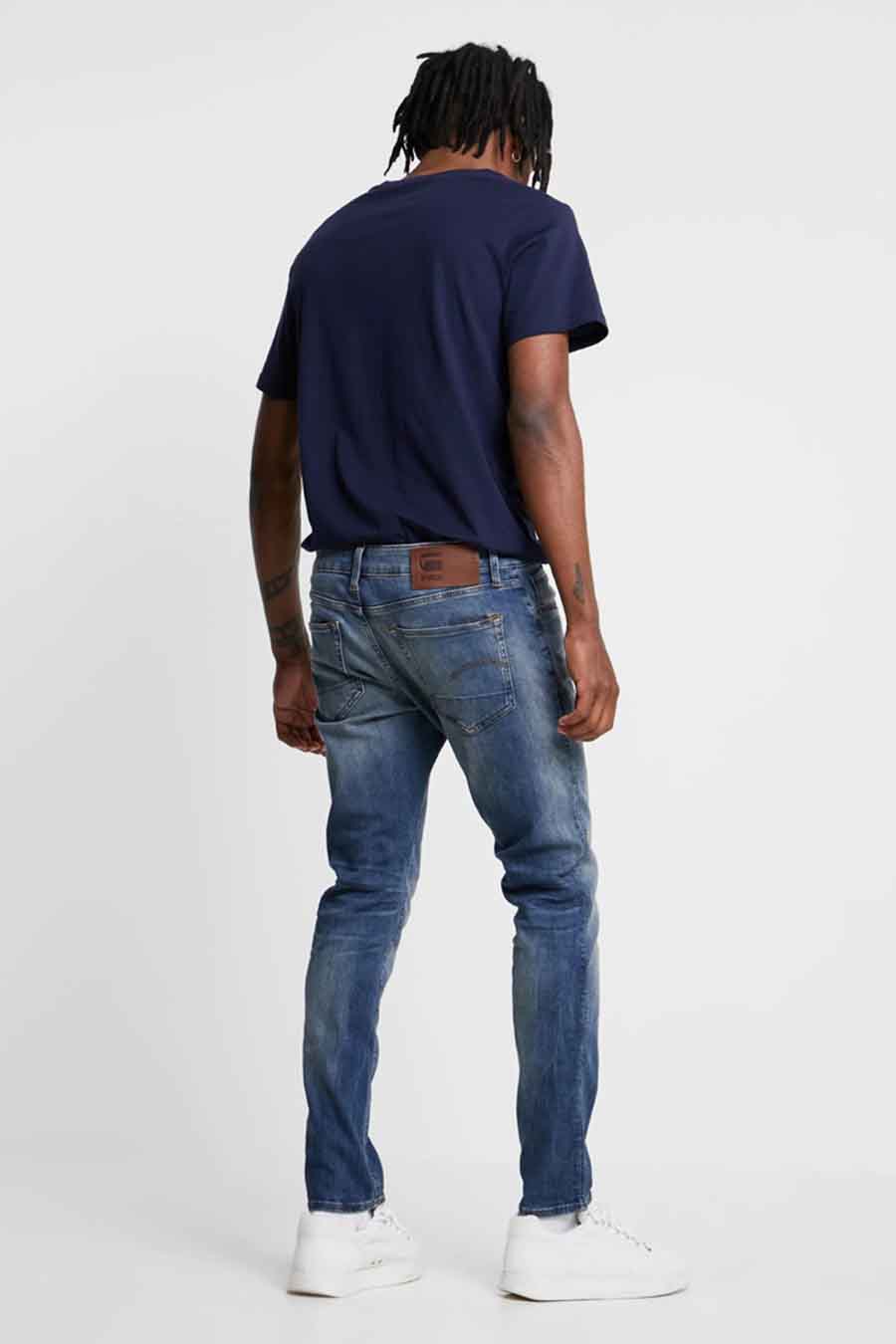 3301 SLIM - mid blue denim - G-Star RAW