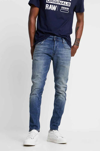 3301 SLIM - mid blue denim - G-Star RAW