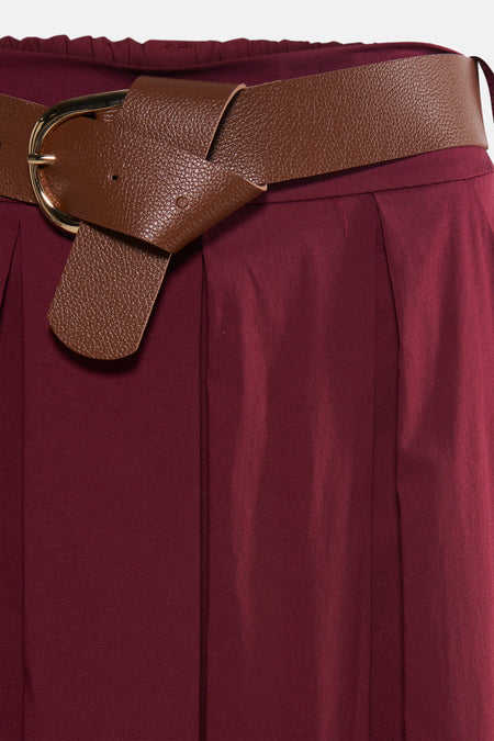 Jupe longue - Bordeaux