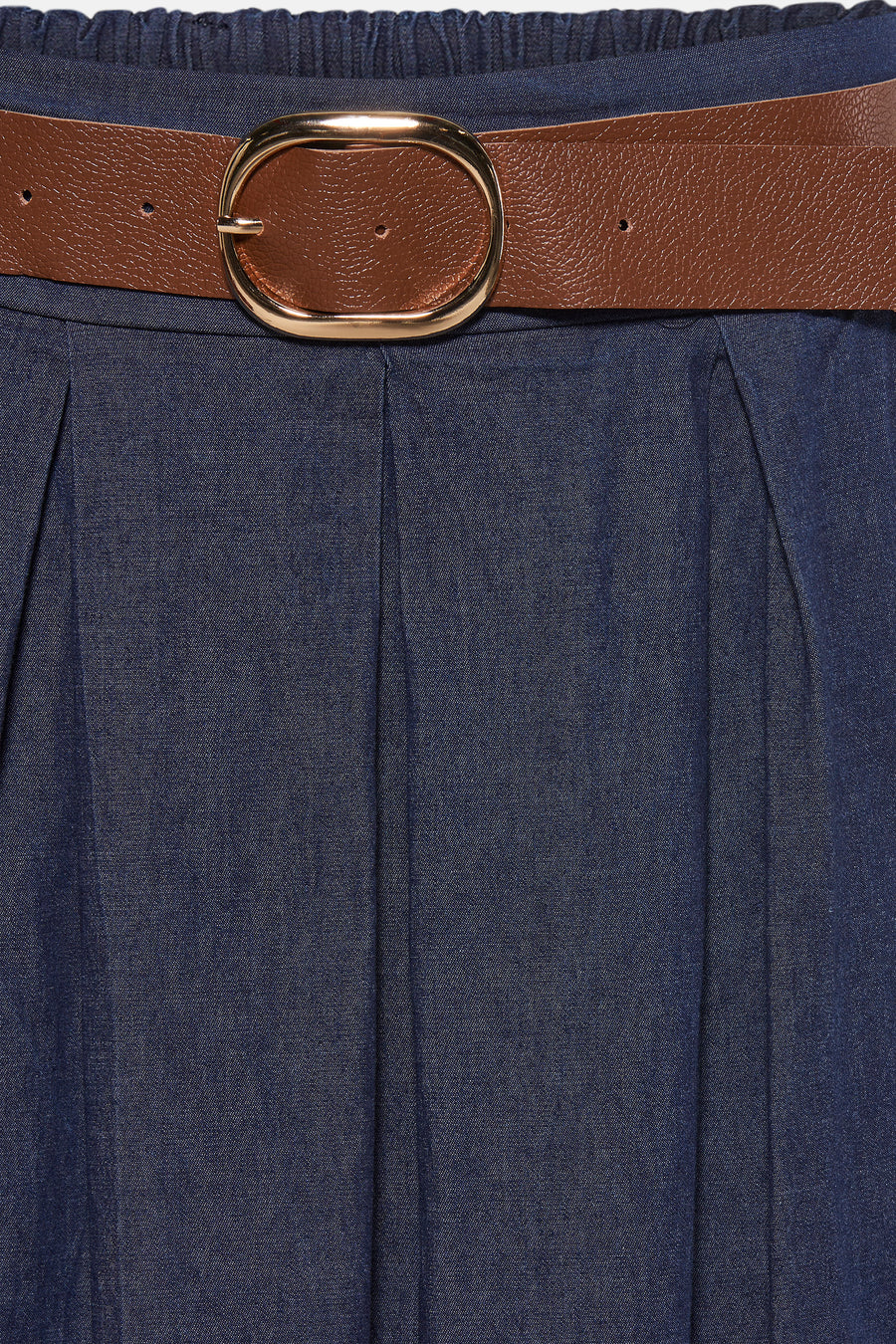 Jupe longue - Dark blue denim - Terra di Siena - 3