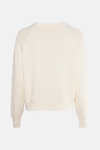 Pull à col rond - écru