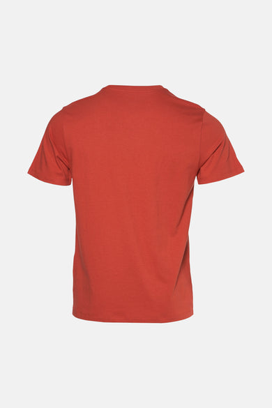 T-shirt rouge à manches courtes de Levi's®, design uni, vue arrière.