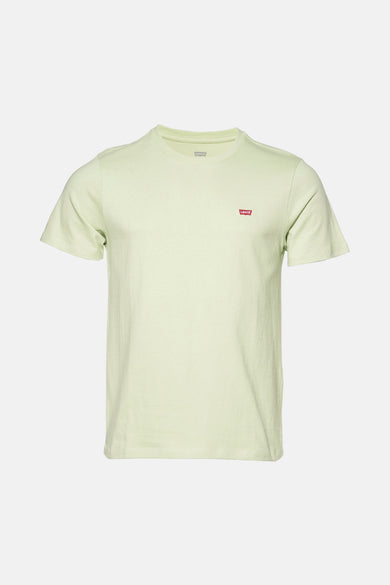 Lichtgroen Levi's T-shirt met rood logo.