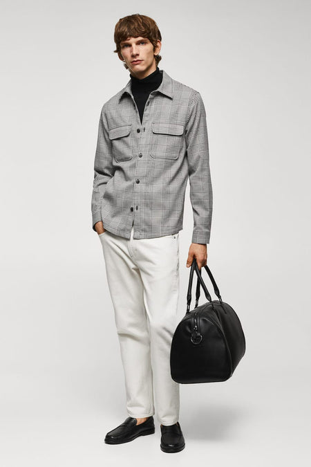 Chemise &agrave; manches longues - noir