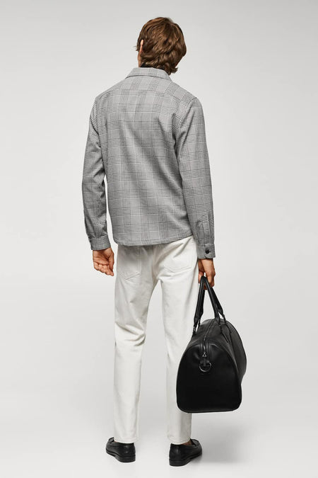 Chemise &agrave; manches longues - noir