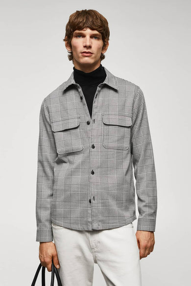 Chemise &agrave; manches longues - noir