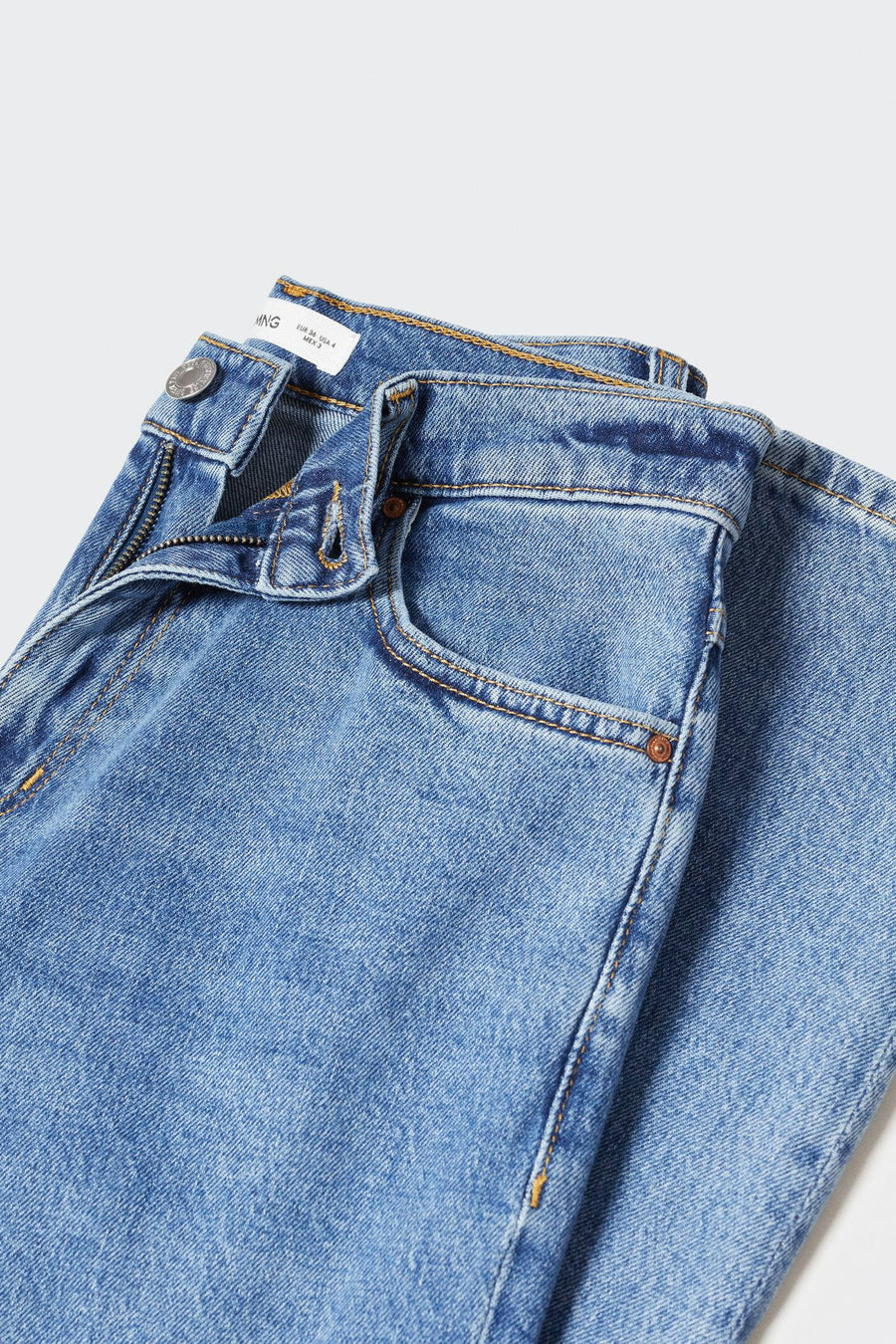 JEANS NEWMOM - light blue denim