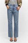Jeans straight Light blue denim - Mango