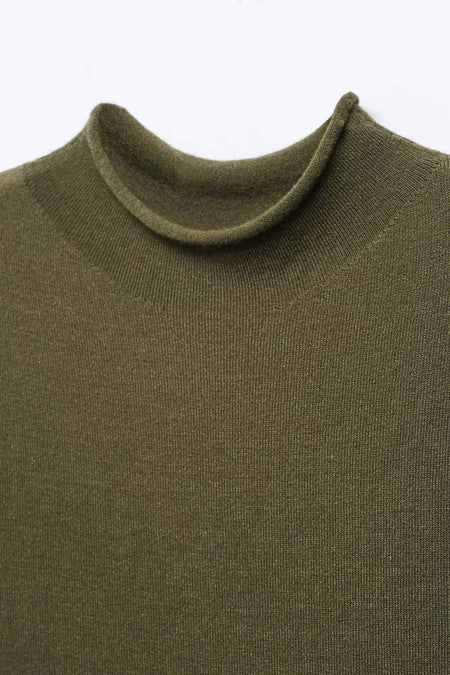 Robe &agrave; manches longues - vert