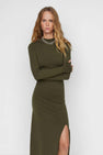 Robe &agrave; manches longues - vert