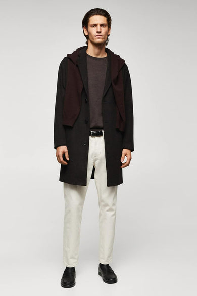 Veste longue Brun - Mango
